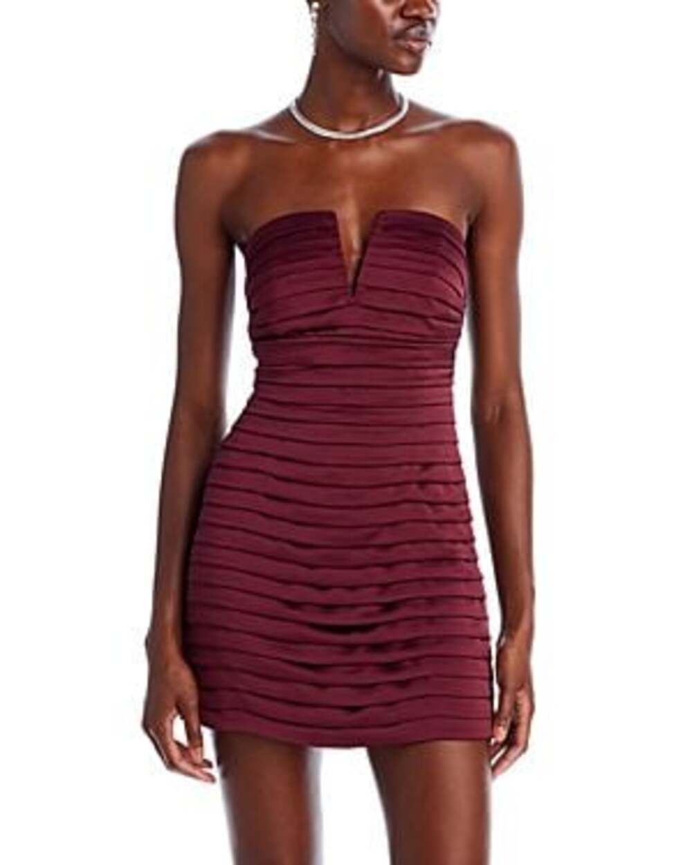 Ramy Brook Pia Strapless Mini Dress Red Size 2 NWT